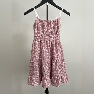 Floral Pink Kids Dress size 10/11